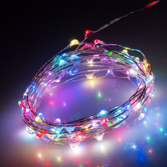 1Ленты светодиодные светодиодная нить wr-5000-12v-rgb (1608, 100led) | 018005 | arlight выгодная цена