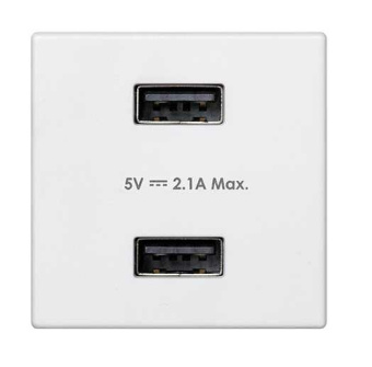 1Розетки, выключатели, звонки электрические simon connect зарядное устройство 2хusb, к45, 5 в, 2,1 а, белый | k126e-9 | simon выгодная цена