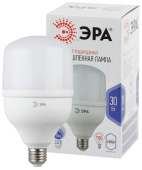 Лампы (источники света) лампа светодиодная led 30вт е27 6500к smd power 30w-6500-e27 | б0027004 | эра выгодная цена