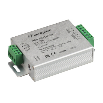1Ленты светодиодные rgb-усилитель ln-12a (12-24v, 144-288w) | 016919 | arlight выгодная цена