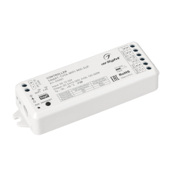1Ленты светодиодные контроллер smart-tuya-wifi-mix-suf (12-36v, 2x5a, 2.4g) (arlight, ip20 пластик, 5 лет) | 034501 | arlight выгодная цена