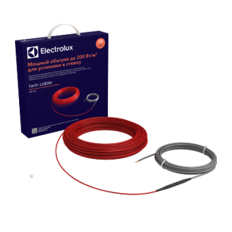 1Обогрев и вентиляция теплый пол twin cable 8,3м2 | etc 2-17-1000 | electrolux выгодная цена