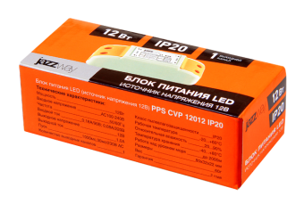 1Ленты светодиодные драйвер для светодиодной ленты led pps cvp 12012 12вт 12в 264в ip20 | 1032447 | jazzway выгодная цена