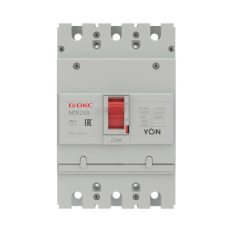 1Выключатели автоматические силовые выключатель автоматический в литом корпусе yon mde250n250 | mde250n250 | dkc выгодная цена