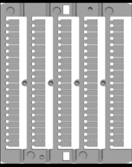 1Клеммные соединения cnu/8/l2, 100/ l29 отпечатанных маркировочных табличек | zn80l2 | dkc выгодная цена