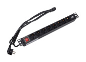 Шкафы и стойки телекоммуникационные 19 блок розеток 19 (8шт)pdu с led выключателем пвх 1u шнур 2м вилка din49440 (нем.станд) | ph12-8d1-p | itk выгодная цена