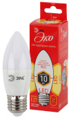Лампы (источники света) лампа cветодиодная eco led b35-10w-827-e27 (диод, свеча, 10вт, тепл, e27) (10/100/3500) | б0032962 | эра выгодная цена