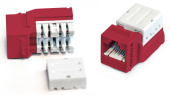 Розетки, адаптеры и модули Keystone вставка keystone jack kjne-8p8c-c5e-90-rd rj-45(8p8c), категория 5e, 110 idc, заделка с помощью ne-tool, красная | 212409 | hyperline выгодная цена