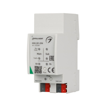 1Ленты светодиодные intelligent arlight шинный соединитель knx-301-din (bus) | 025681 | arlight выгодная цена
