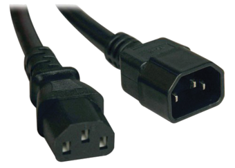 1Шкафы и стойки телекоммуникационные 19 кабель электропитания pdu 3х1,5 1м с разъёмами с19-c20 | pc-c19c20-1m | itk выгодная цена