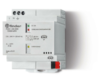 1Реле импульсный источник питания knx; вход 110...240в ac | 782k12303000 | finder выгодная цена