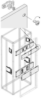 1Шкафы, боксы и аксессуары комплект 2хxt1 3/4p fix/plug бл.w=400мм|1stq008410a0000 | abb выгодная цена