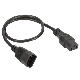 1Шкафы и стойки телекоммуникационные 19 кабель питания iec320 c13 - iec320 c14, 1.8 м, сечение 3 х 1,5 мм? | r5cord3418 | dkc выгодная цена