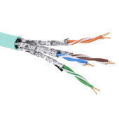 Кабель витая пара (UTP, FTP) кабель cat 6a, u/utp application, нг(а)-lsltx, бухта 500м, аква | rn6auua03aq | dkc выгодная цена