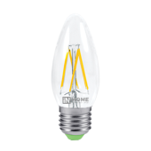 Лампы (источники света) лампа светодиодная led-свеча-deco 5вт 230в е14 4000к 450лм прозр | 4690612007571 | in home выгодная цена