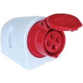 Разъемы промышленные розетка наружной установки ip44 32a 3p+e 400v | disw040324 | dkc выгодная цена