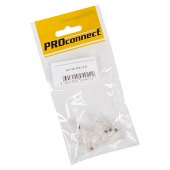 1Разъемы RJ proconnect разъем rj-45(8p8c) под витую пару, utp, категория 5e (15 µ"/ 15 микродюймов), пакет, 5шт. | 05-1021-3-9 | proconnect выгодная цена
