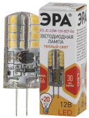 Лампы (источники света) лампа светодиодная led 2,5вт g4 12в 2700к jc капсульная | б0033191 | эра выгодная цена
