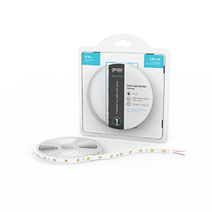 1Ленты светодиодные лента светодиодная basic led 5050/60 12v 8w/m 900lm/m 4000k 10mm ip20 2m 1/100 | bt021 | gauss выгодная цена