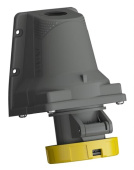 Разъемы промышленные розетка для монтажа на поверхность easy&safe 432ers4w, 32a, 3p+n+e, ip67, 4ч|2cma101252r1000| abb выгодная цена