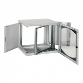 Шкафы и стойки телекоммуникационные 19 шкаф opb 19" 12u 600x500 поворотная рама | nsyopb12u5p | schneider electric выгодная цена