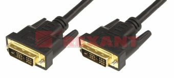 1Шнуры ТВ,Аудио шнур dvi-d - dvi-d 7m gold с фильтрами | 17-6407 | rexant выгодная цена