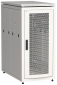 Шкафы и стойки телекоммуникационные 19 шкаф сетевой 19" linea n 28u 600х1000 мм с l-профилями перфорированные двери серый | ln35-28u61-pp-l | itk выгодная цена