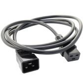 Шкафы и стойки телекоммуникационные 19 кабель питания iec 60320 с19 - iec 60320 c20 - 1.0м | r5cord9010 | dkc выгодная цена