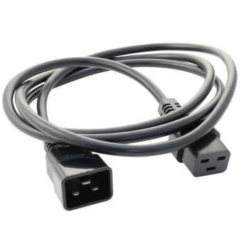 1Шкафы и стойки телекоммуникационные 19 кабель питания iec 60320 с19 - iec 60320 c20 - 1.0м | r5cord9010 | dkc выгодная цена