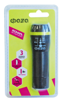 1Фонари фонарь универсальный p8-l1wz-gn (черн/зел) | 5006362 | фаzа выгодная цена