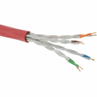1Кабель витая пара (UTP, FTP) кабель cat 5е, u/utp, нг(а)-frhf, бухта 305м, красный | rn5euua04rd | dkc выгодная цена