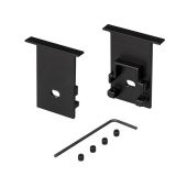 Ленты светодиодные заглушка sl-comfort-2542-f black c отверстием (arlight, металл) | 031783 | arlight выгодная цена