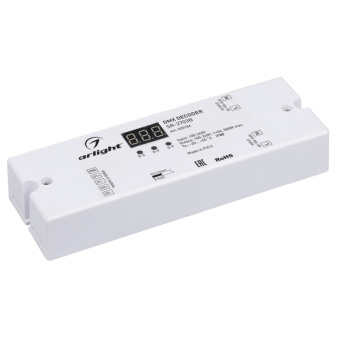 1Ленты светодиодные декодер dmx sr-2703b (220v, 500w) | 020184 | arlight выгодная цена
