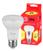 Лампы (источники света) лампа светодиодная red line led r63-8w-827-e27 r е27 / e27 8 вт рефлектор теплый белый свет | б0050701 | эра выгодная цена
