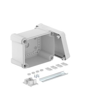 1Коробки распределительные распределительная коробка x10c, ip 67, 191х151х126 мм, сплошная стенка, din-рейка | 2005494 | obo bettermann выгодная цена