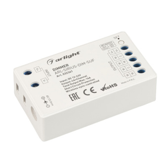 1Ленты светодиодные диммер arl-sirius-dim-suf (12-24v, 4x4a, 2.4g) (arlight, ip20 пластик, 3 года) | 032361 | arlight выгодная цена