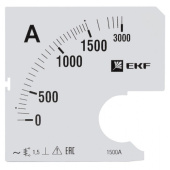 Измерительное оборудование шкала сменная для a961 1500/5а-1,5 ekf proxima | s-a961-1500 | ekf выгодная цена