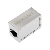 Разъемы RJ проходной адаптер, rj-45(8p-8c), ftp экранированный, категория 6, (гнездо-гнездо), | 03-0109 | rexant выгодная цена