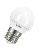 Лампы (источники света) лампа светодиодная led star classic p 5, матовая колба, е27 ledsclp40 5, 5w/827 230vfr e2710x1ru | 4052899971646 | osram выгодная цена