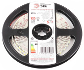 Ленты светодиодные лента светодиодная 120 диодов ip20 белый цвет ls2835-120led-ip20-w-eco-5m | б0035595 | эра выгодная цена