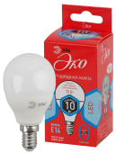 Лампы (источники света) лампа светодиодная red line eco led p45-10w-840-e14 диод, шар, 10вт, нейтр, e14 | б0032969 | эра выгодная цена