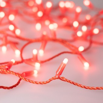 1Ленты светодиодные светодиодная гирлянда ard-string-classic-10000-red-100led-milk-std red (230v, 7w) (ardecoled, ip65) | 028210 | arlight выгодная цена