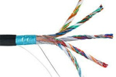 Кабель витая пара (UTP, FTP) кабель связи витая пара f/utp, кат.5e 100х2х24awg solid, ldpe, 305м, черный | lc3-c5e100-339 | itk выгодная цена