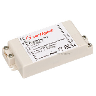 1Ленты светодиодные блок питания arv-05010 (5v, 2a, 10w) | 023728 | arlight выгодная цена
