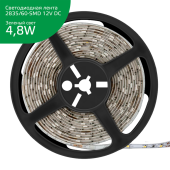 Ленты светодиодные лента светодиодная elementary 2835/60-smd 4.8w 12v dc зеленый ip66 (zip bag 5м) | 356000605 | gauss выгодная цена