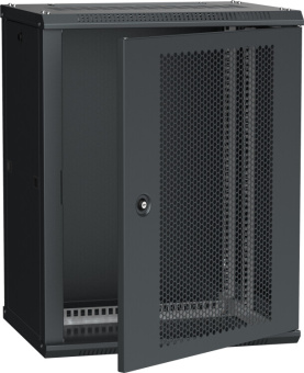 1Шкафы и стойки телекоммуникационные 19 шкаф linea w 15u 600x450 мм дверь перфорированная, ral9005 | lwr5-15u64-pf | itk выгодная цена