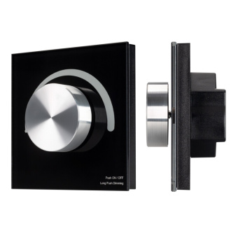 1Ленты светодиодные панель smart-p1-dim-g-in black (3v, rotary, 2.4g) (arlight, ip20 пластик, 5 лет) | 033753 | arlight выгодная цена