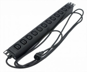 Шкафы и стойки телекоммуникационные 19 she19-12iec-2.5iec блок розеток для 19" шкафов, горизонтальный, 12 розеток iec320 c13, 482.6x44.4x44.4мм (дхшхв)| 426788 | hyperline выгодная цена