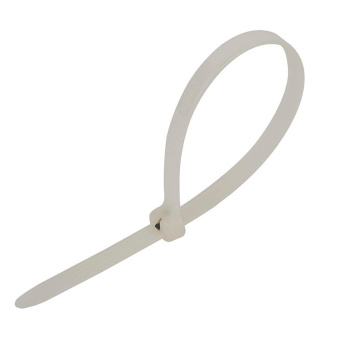 1Изделия для монтажа и опрессовки кабеля хомут нейлоновый со стальным зубом (б), 4x150 (100шт) ekf proxima | plc-fl-ctsbw-4x150 | ekf выгодная цена