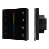 Ленты светодиодные панель sens smart-p30-rgbw black (230v, 4 зоны, 2.4g) | 027104 | arlight выгодная цена
